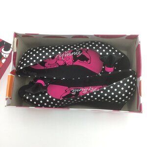 Disney Minnie Mouse Polka Dot Shoes NIB